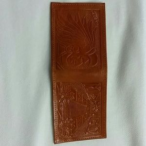 Traditional Mexican leather wallet